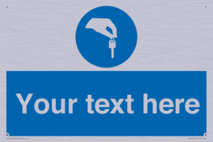 Custom Mandatory Keys Sign